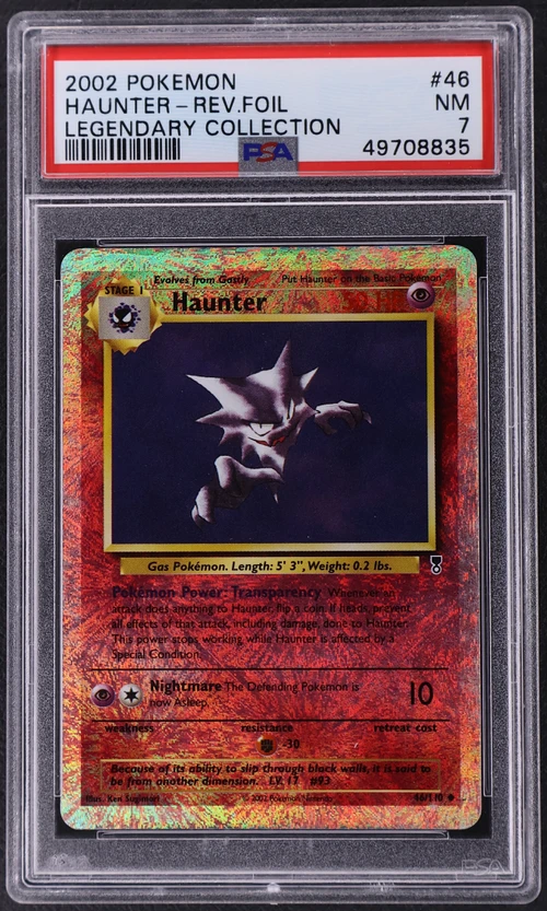 2002 Pokemon Legendary Collection #46 Haunter-Reverse Foil