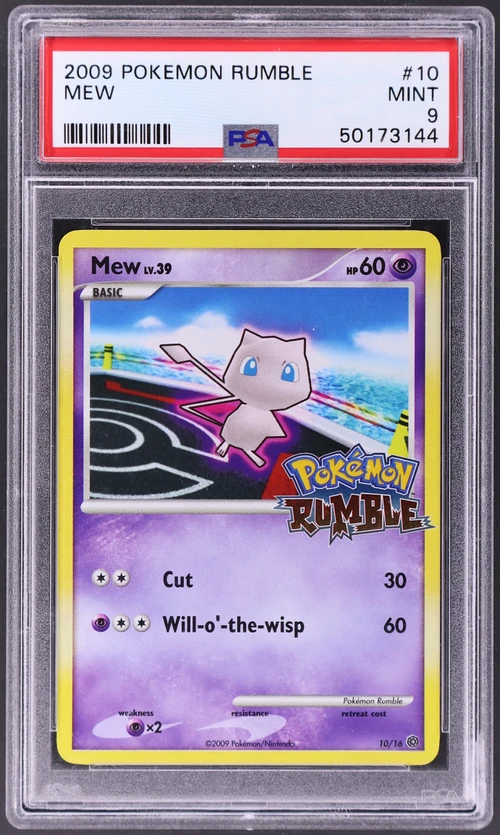 2009 Pokemon Rumble #10 Mew (PSA 9)