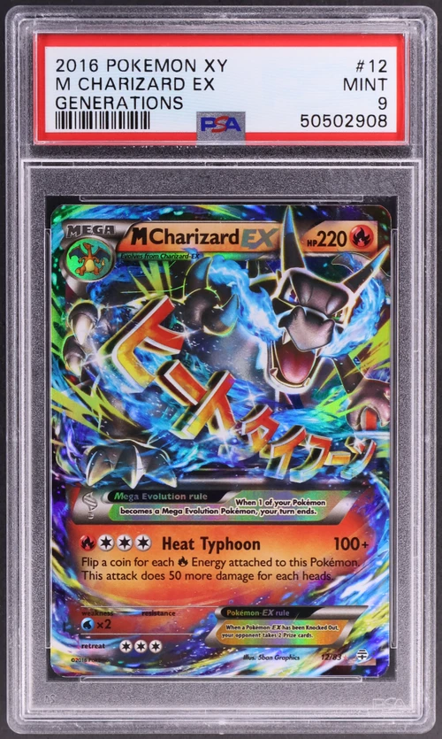 2016 Pokemon Xy Generations #12 M Charizard Ex
