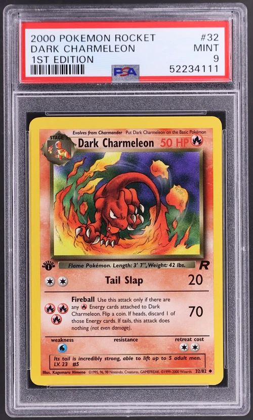 2000 Pokemon Rocket #32 Dark Charmeleon 1st Edition