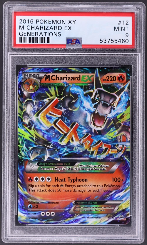 2016 Pokemon Xy Generations #12 M Charizard Ex