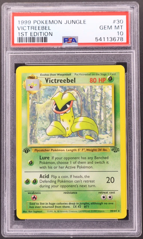 1999 Pokemon Jungle #30 Victreebel 1st Edition