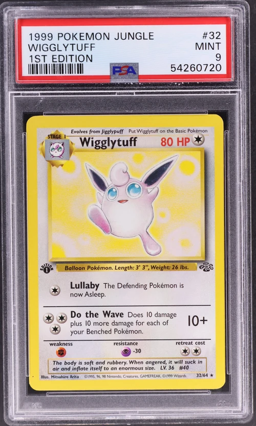 1999 Pokemon Jungle #32 Wigglytuff 1st Edition