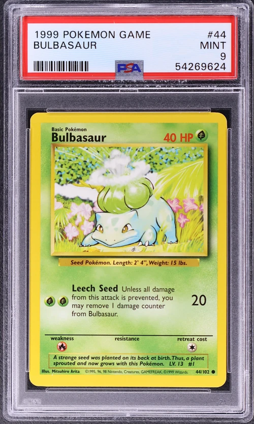1999 Pokemon Game #44 Bulbasaur
