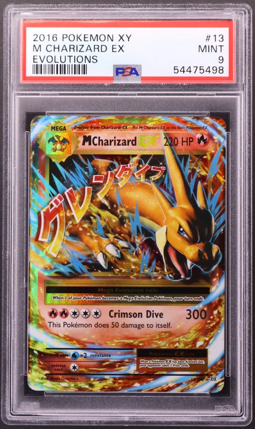 2016 Pokemon Xy Evolutions #13 M Charizard Ex