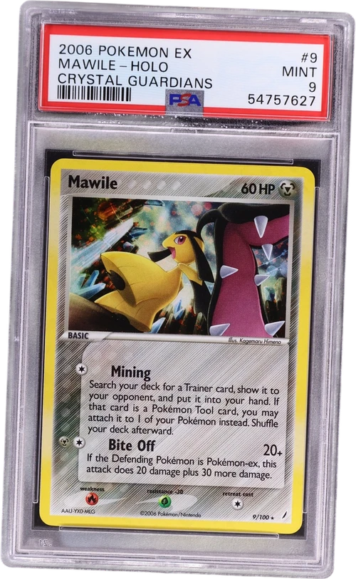2006 Pokemon Ex Crystal Guardians #9 Mawile-Holo