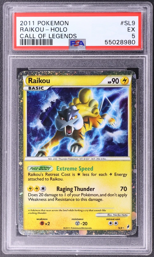 2011 Pokemon Call of Legends #SL9 Raikou-Holo