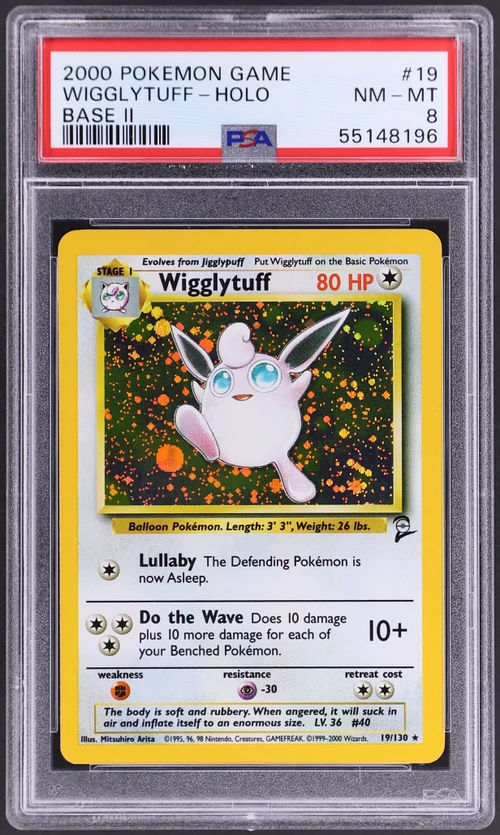2000 Pokemon Game Base II #19 Wigglytuff-Holo