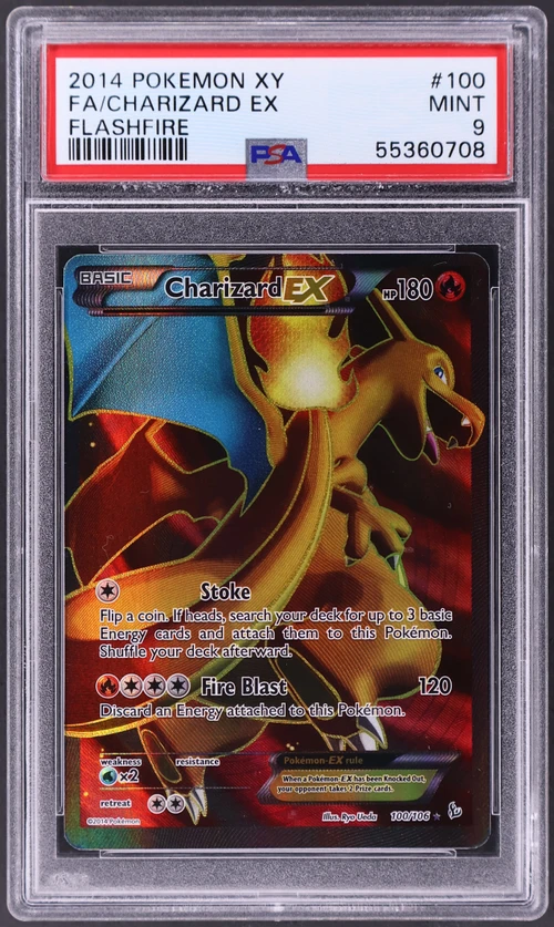 2014 Pokemon Xy Flashfire #100 Full Art / Charizard Ex