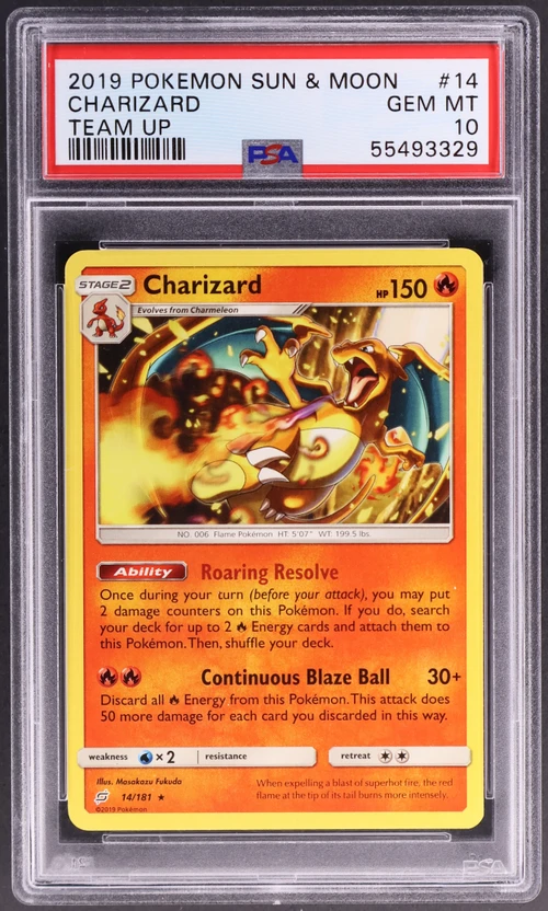2019 Pokemon Sun & Moon Team Up #14 Charizard