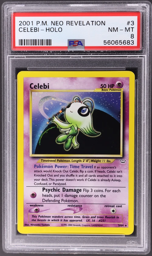2001 Pokemon Neo Revelation #3 Celebi-Holo