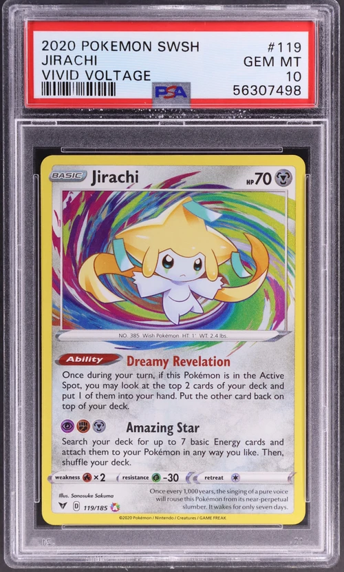 2020 Pokemon Sword & Shield VIVID Voltage #119 Jirachi