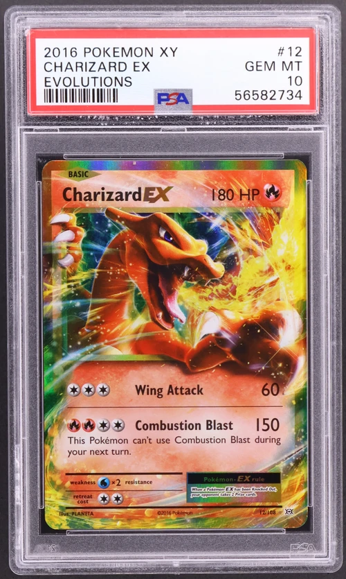 2016 Pokemon Xy Evolutions #12 Charizard Ex