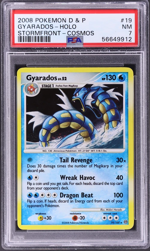 2008 Pokemon Diamond & Pearl Stormfront #19 Gyarados-Holo Theme Deck