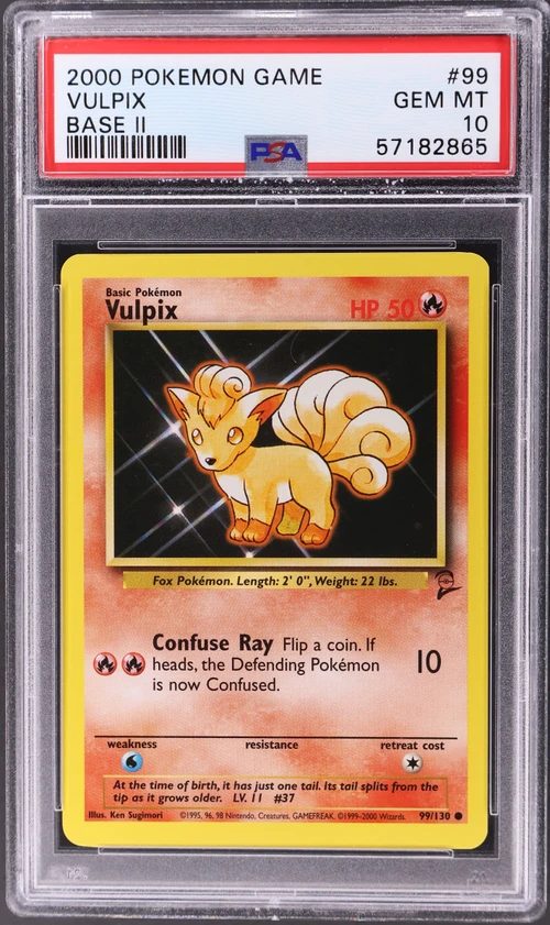 2000 Pokemon Game Base II #99 Vulpix