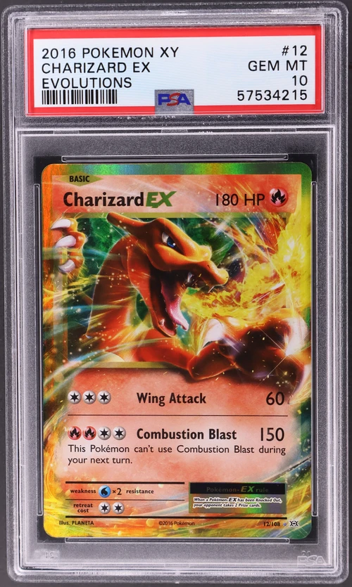 2016 Pokemon Xy Evolutions #12 Charizard Ex