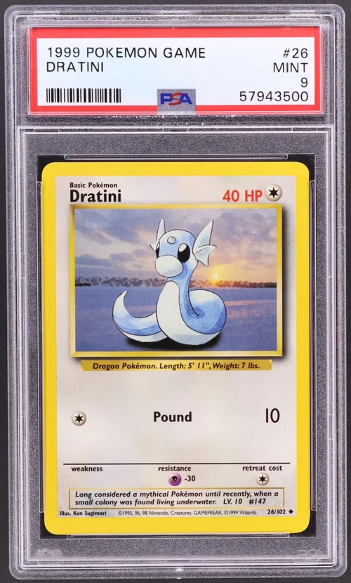 1999 Pokemon Game #26 Dratini