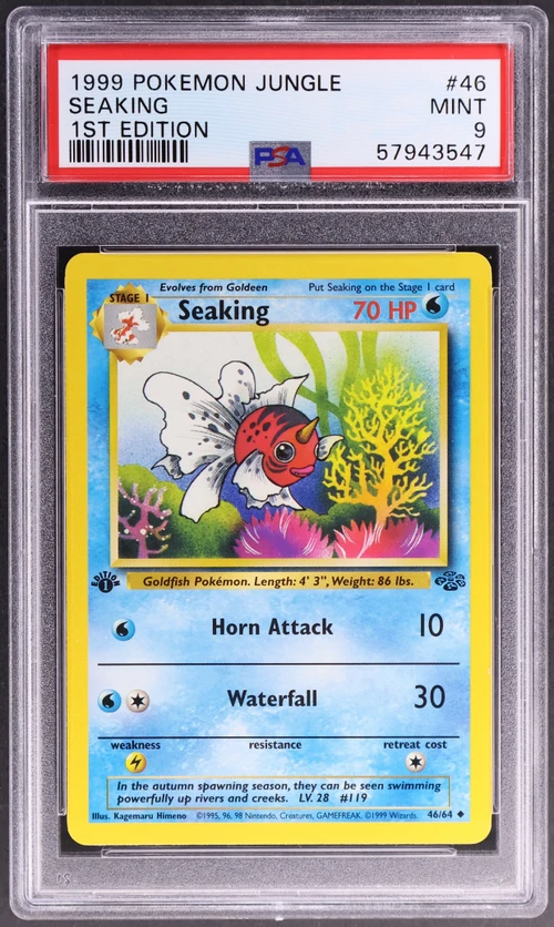 1999 Pokemon Jungle #46 Seaking 1st Edition