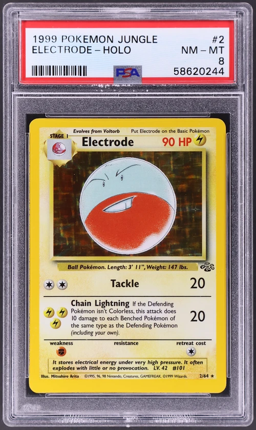 1999 Pokemon Jungle #2 Electrode-Holo