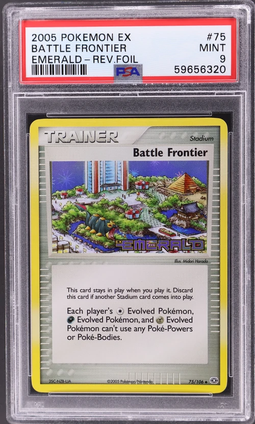 2005 Pokemon Ex Emerald #75 Battle Frontier-Reverse Foil