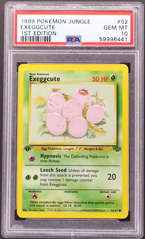 1999 Pokemon Jungle #52 Exeggcute 1st Edition