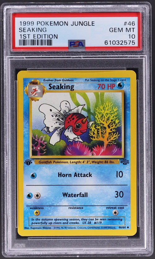 1999 Pokemon Jungle #46 Seaking 1st Edition