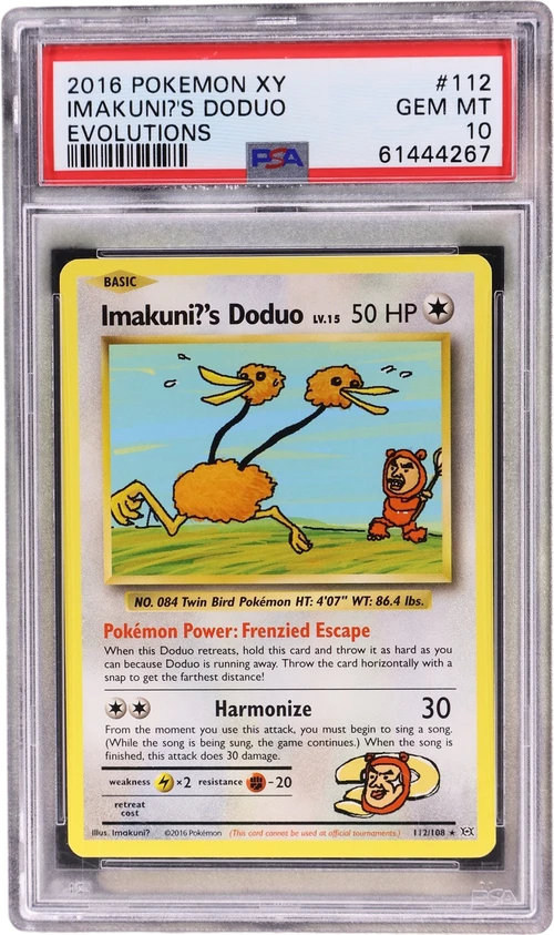 2016 Pokemon Xy Evolutions #112 Imakuni?'s Doduo