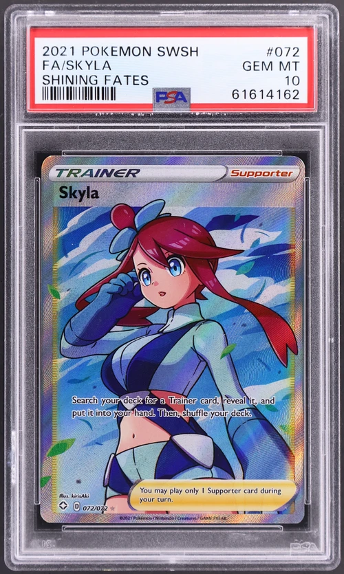 2021 Pokemon Sword & Shield Shining Fates #072 Full Art / Skyla