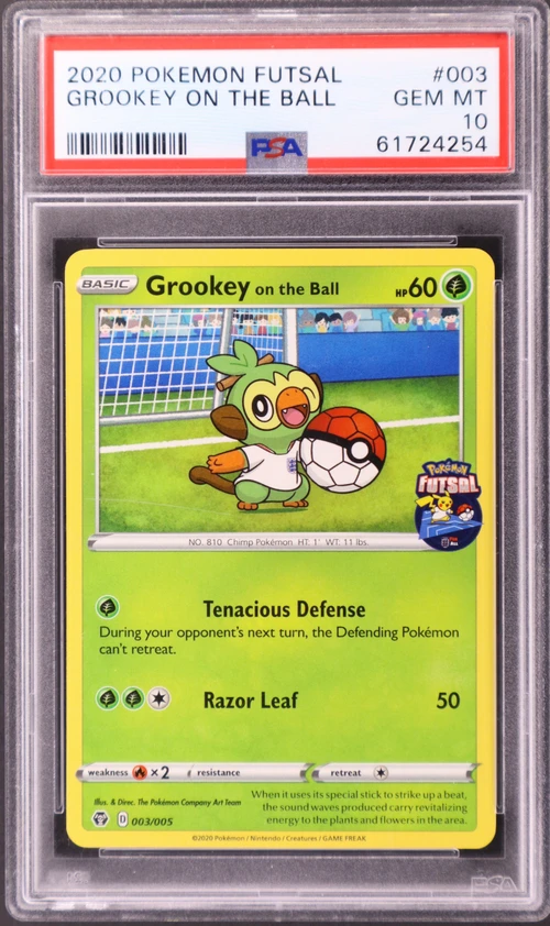 2020 Pokemon Futsal #003 Grookey on the Ball