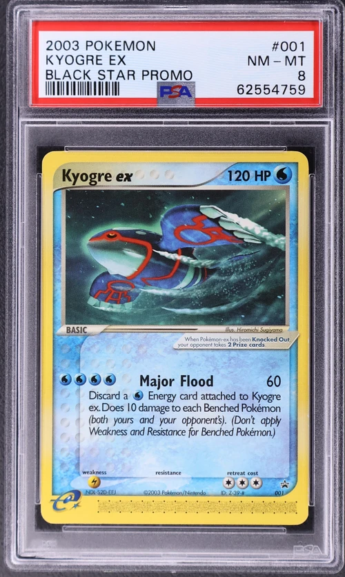 2003 Pokemon Black Star Promo #001 Kyogre Ex