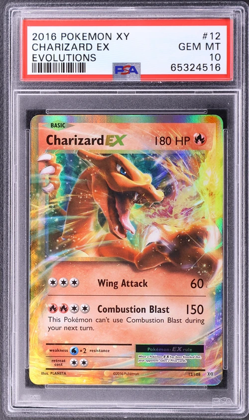 2016 Pokemon Xy Evolutions #12 Charizard Ex