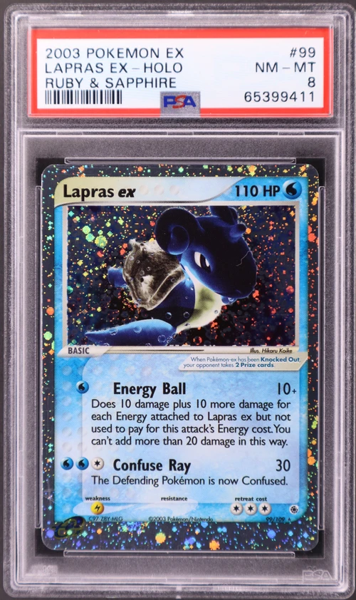 2003 Pokemon Ex Ruby & Sapphire #99 Lapras Ex-Holo