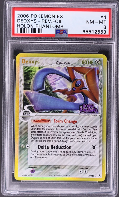 2006 Pokemon Ex Holon Phantoms #4 Deoxys-Reverse Foil