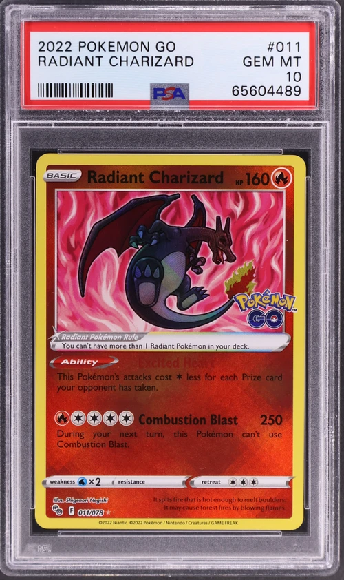 2022 Pokemon Go #011 Radiant Charizard