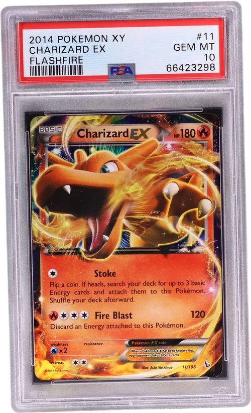 2014 Pokemon Xy Flashfire #11 Charizard Ex