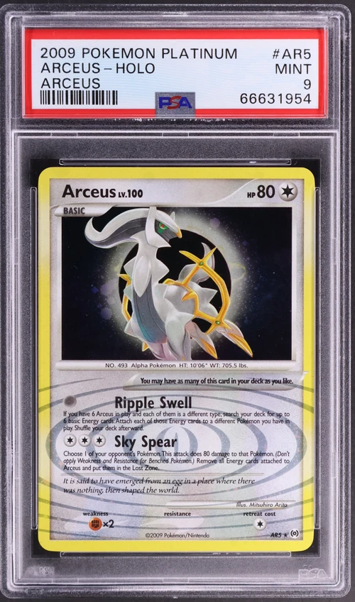 2009 Pokemon Platinum Arceus #AR5 Arceus-Holo