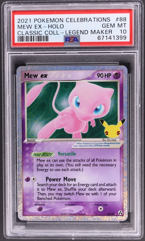 2021 Pokemon Celebrations Classic Collection #88 Mew Ex-Holo