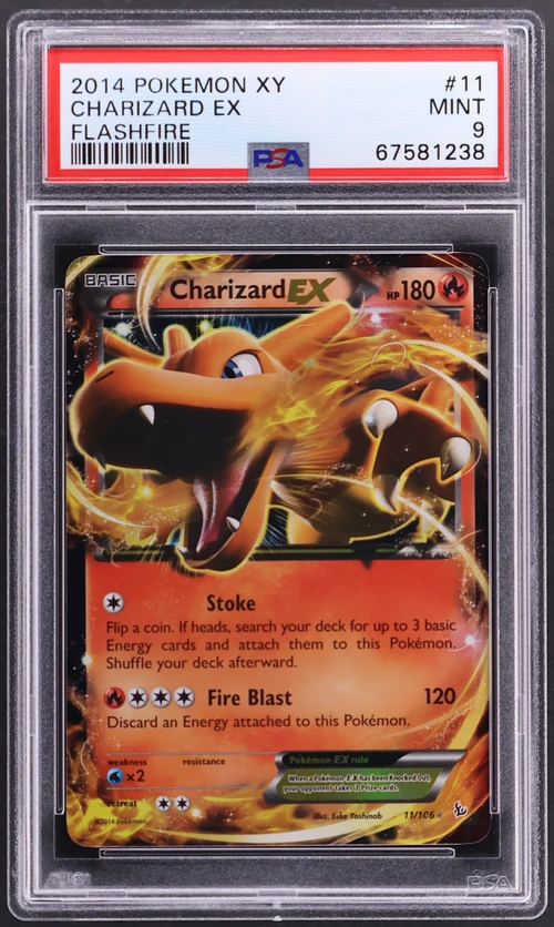 2014 Pokemon Xy Flashfire #11 Charizard Ex