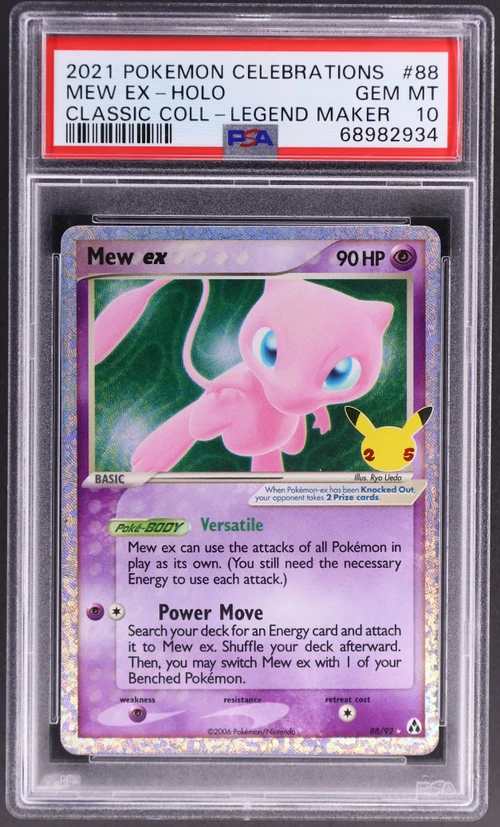 2021 Pokemon Celebrations Classic Collection #88 Mew Ex-Holo