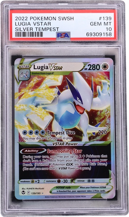 2022 Pokemon Sword & Shield Silver Tempest #139 Lugia Vstar
