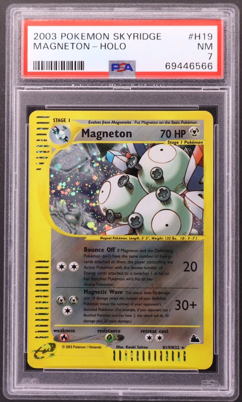 2003 Pokemon Skyridge #H19 Magneton-Holo