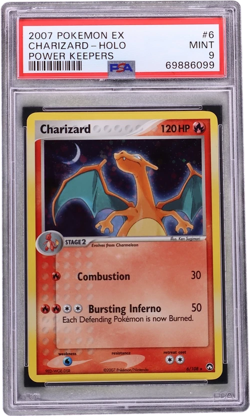 2007 Pokemon Ex Power Keepers #6 Charizard-Holo