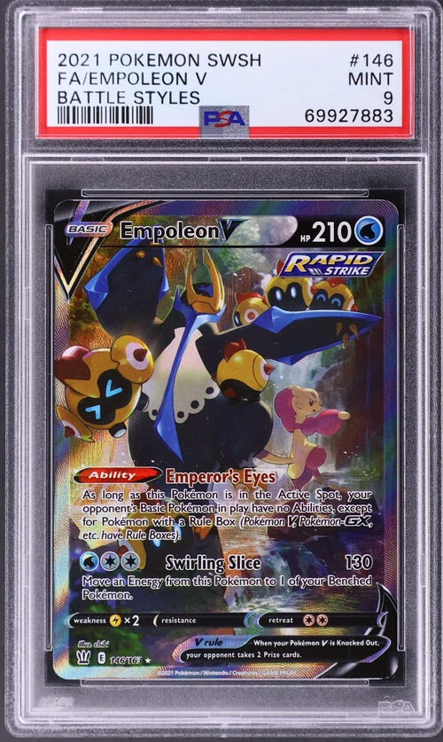 2021 Pokemon Sword & Shield Battle Styles #146 Full Art / Empoleon V