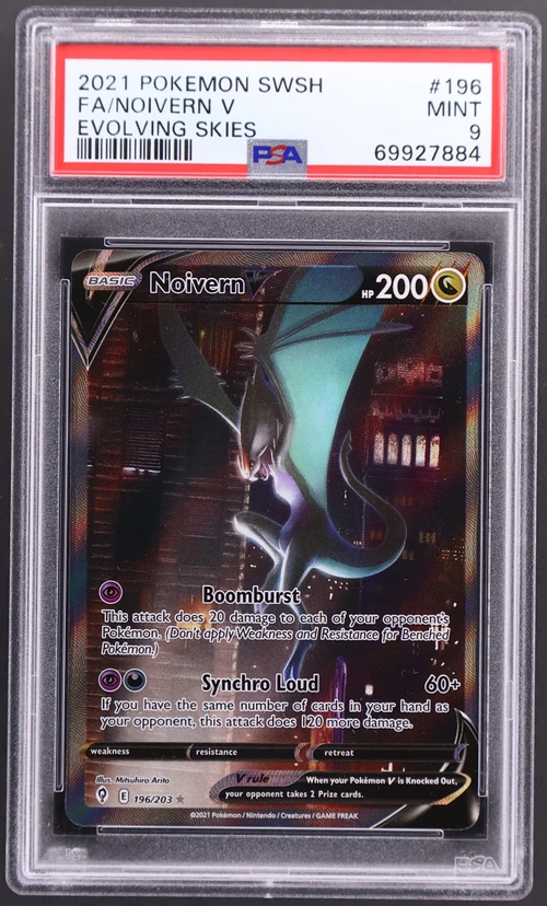 2021 Pokemon Sword & Shield Evolving Skies #196 Full Art / Noivern V