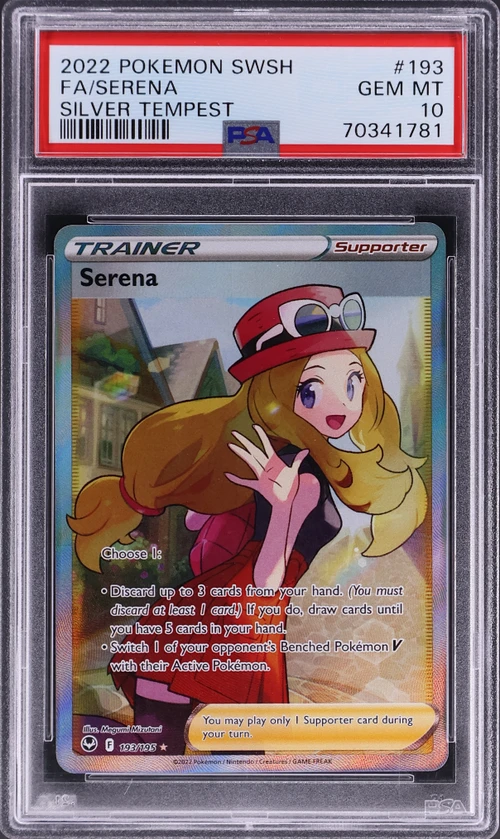 2022 Pokemon Sword & Shield Silver Tempest #193 Full Art / Serena