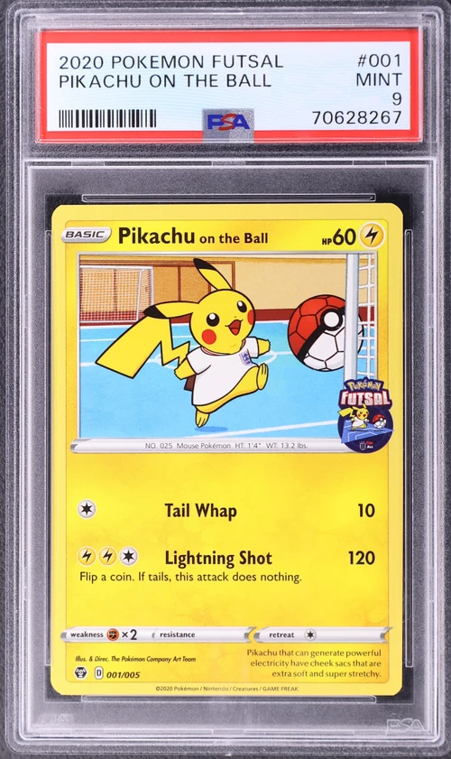 2020 Pokemon Futsal #001 Pikachu on the Ball