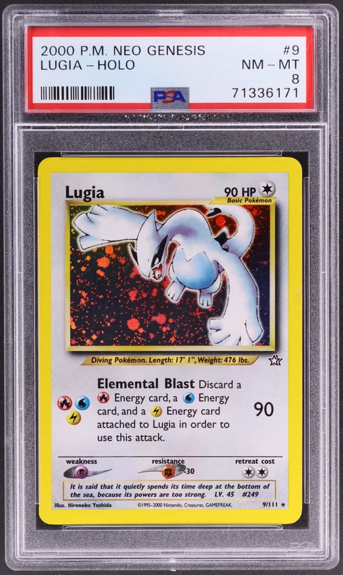 2000 Pokemon Neo Genesis #9 Lugia-Holo