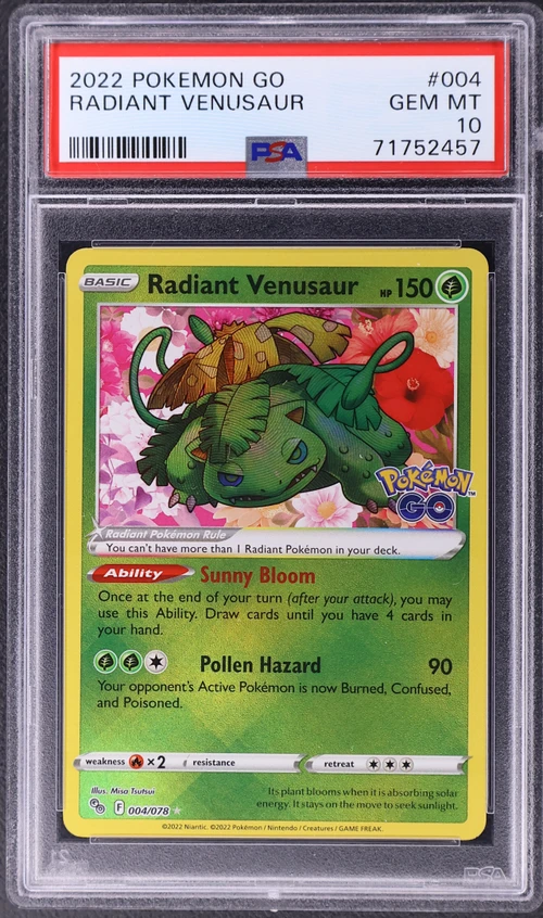 2022 Pokemon Go #004 Radiant Venusaur