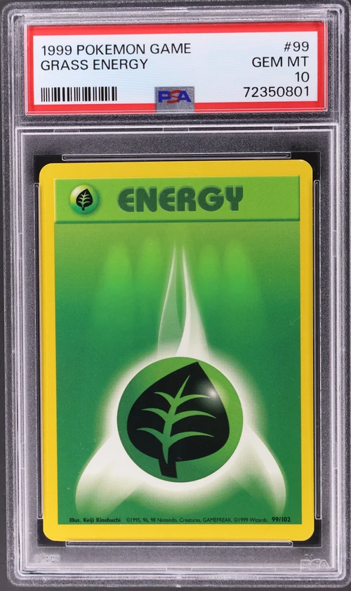 1999 Pokemon Game #99 Grass Energy