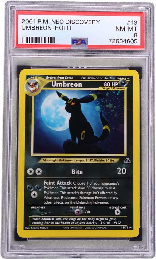 2001 Pokemon Neo Discovery #13 Umbreon-Holo